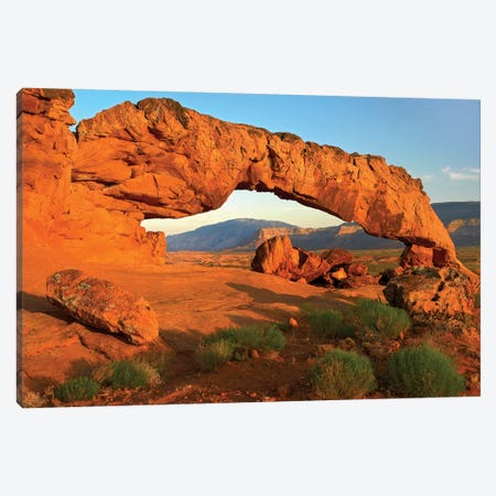 Sunset Arch, Escalante National Monument, Utah II Canvas Print #TFI1052} by Tim Fitzharris Canvas Artwork