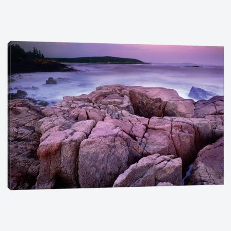 Sunset Of The Atlantic Ocean Near Thunder Hole, Acadia National Park, Maine Canvas Print #TFI1057} by Tim Fitzharris Art Print