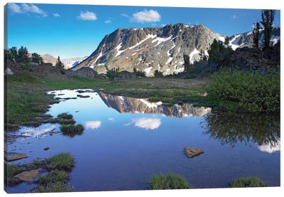 Wasco Lake, Twenty Lakes Basin, Sierra Nevada Mountains, California Canvas Art Print - Sierra Nevada