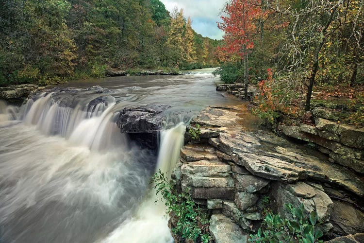 Waterfall, Mulberry River, Arkansas