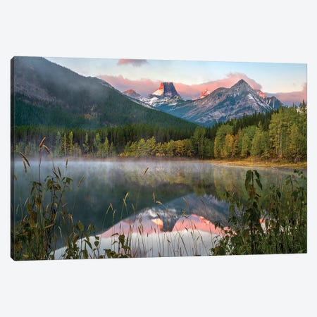 Fortress Mountain From Wedge Pond, Kananaskis Country, Alberta, Canada Canvas Print #TFI1205} by Tim Fitzharris Canvas Artwork