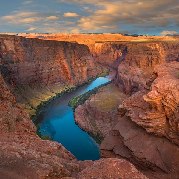Arizona: River In Canyon, Horseshoe Bend, Colorado River, Glen Canyon, Arizona by Tim Fitzharris