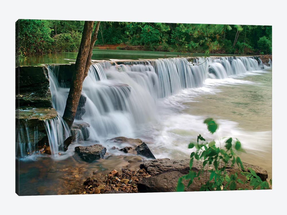 Natural Falls, Lee Creek, Arkansas, USA by Tim Fitzharris 1-piece Canvas Print