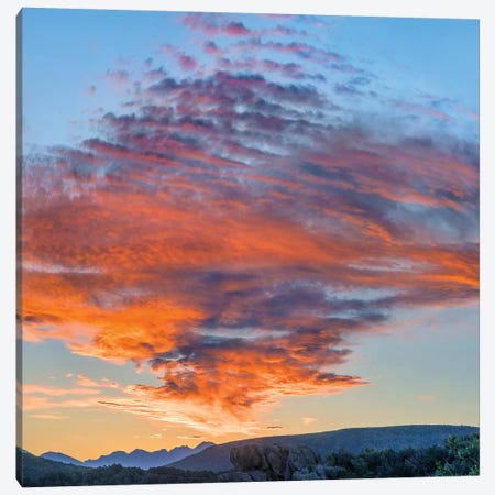 Clouds At Sunset, Black Canyon Of The Gunnison National Park, Colorado Canvas Print #TFI1285} by Tim Fitzharris Canvas Wall Art