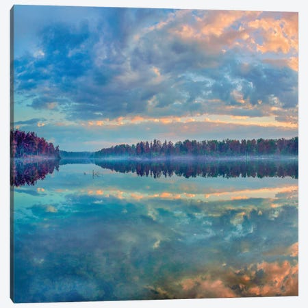 Clouds, Lake Jean, Ricketts Glen State Park, Pennsylvania Canvas Print #TFI1286} by Tim Fitzharris Canvas Wall Art