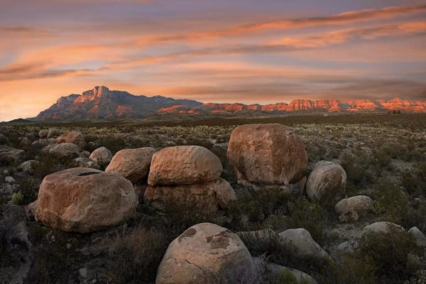 Tim Fitzharris: Boulders At Guadalupe Mountains National Park, Texas by Tim Fitzharris