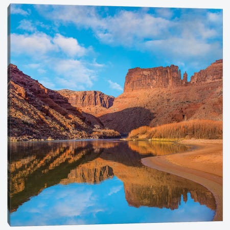 Mat Martin Point And The Colorado River, Arches National Park, Utah Canvas Print #TFI1363} by Tim Fitzharris Canvas Artwork