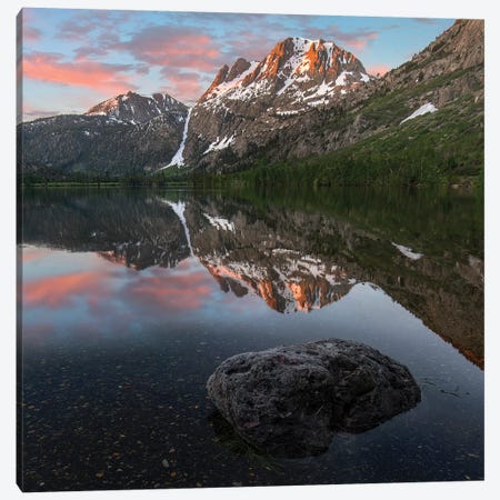 Peak From Silver Lake, Sierra Nevada, California Canvas Print #TFI1400} by Tim Fitzharris Canvas Art Print