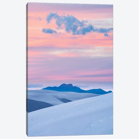 Pink Sunset, White Sands Nm, New Mexico Canvas Print #TFI1405} by Tim Fitzharris Canvas Artwork