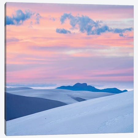 Pink Sunset, White Sands Nm, New Mexico Canvas Print #TFI1406} by Tim Fitzharris Canvas Wall Art