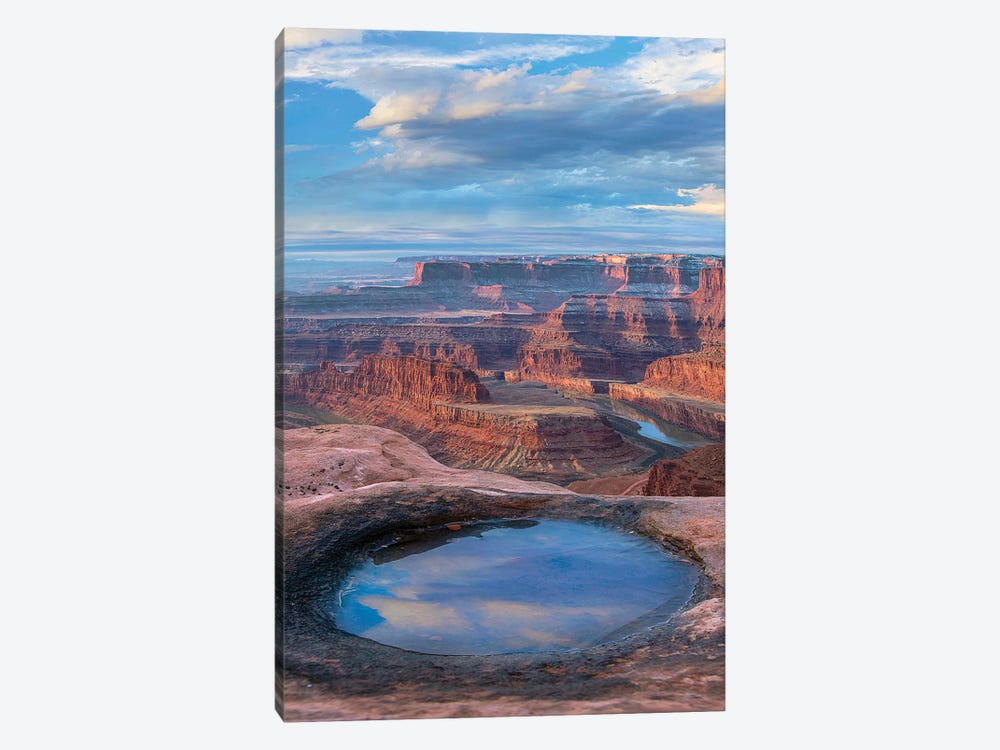 Pool At Dead Horse Point, Canyonlands National Park, Utah by Tim Fitzharris 1-piece Canvas Artwork