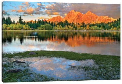 Ruby Range, Lost Lake Slough, Colorado Canvas Art Print - Mountains Scenic Photography