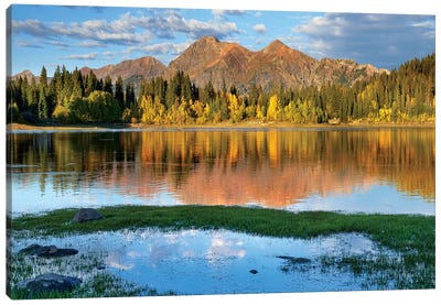 Ruby Range, Lost Lake Slough, Colorado Canvas Art Print - Colorado Art