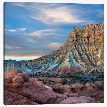Sandstone Cliff, Kodachrome Basin State Park, Utah Canvas Print #TFI1435} by Tim Fitzharris Canvas Print