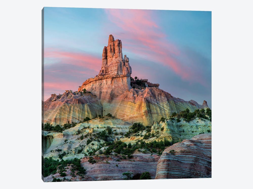 Twilight At Church Rock, Red Rock State Park, New Mexico by Tim Fitzharris 1-piece Art Print