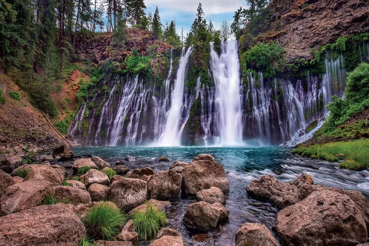 Waterfall, Mcarthur-Burney Falls Memorial State Park, California by Tim Fitzharris wall art