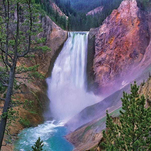 Wyoming: Yellowstone Falls, Yellowstone National Park, Wyoming by Tim Fitzharris