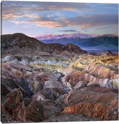 Zabriskie Point, Death Valley National Park, California Canvas Art Print - Death Valley National Park