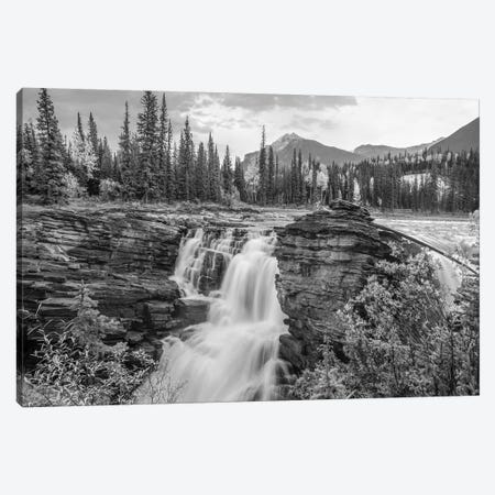 Athabasca Falls and Mount Fryatt, Rocky Mountains, Jasper National Park, Alberta, Canada Canvas Print #TFI1511} by Tim Fitzharris Canvas Art Print