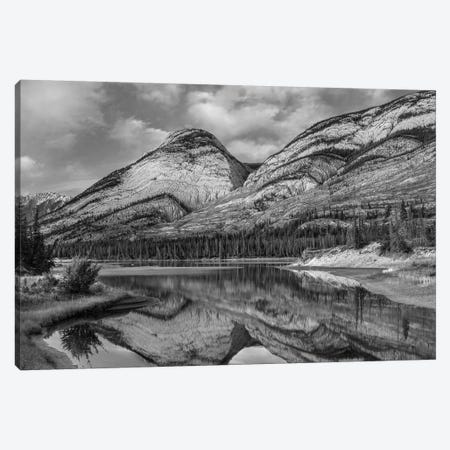 Athabasca River, Colin Range, Jasper National Park, Alberta, Canada Canvas Print #TFI1513} by Tim Fitzharris Canvas Art Print