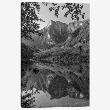 Cascade Mountains reflected in Silver Lake near Hope, British Columbia, Canada Canvas Print #TFI1562} by Tim Fitzharris Canvas Artwork