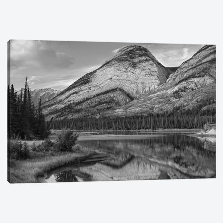 Colin Range, Athasca River, Jasper National Park, Alberta, Canada Canvas Print #TFI1577} by Tim Fitzharris Canvas Wall Art