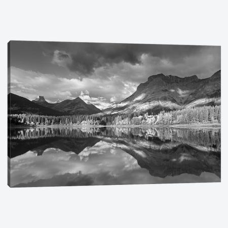 Fortress Mountain and Mt Kidd at Wedge Pond, Kananaskis Country, Alberta, Canada Canvas Print #TFI1601} by Tim Fitzharris Canvas Print