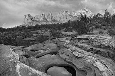 Seven Sacred Pools and Coffee Pot Rock, Red Rock-Secret Mountain Wilderness, Arizona by Tim Fitzharris framed wall art