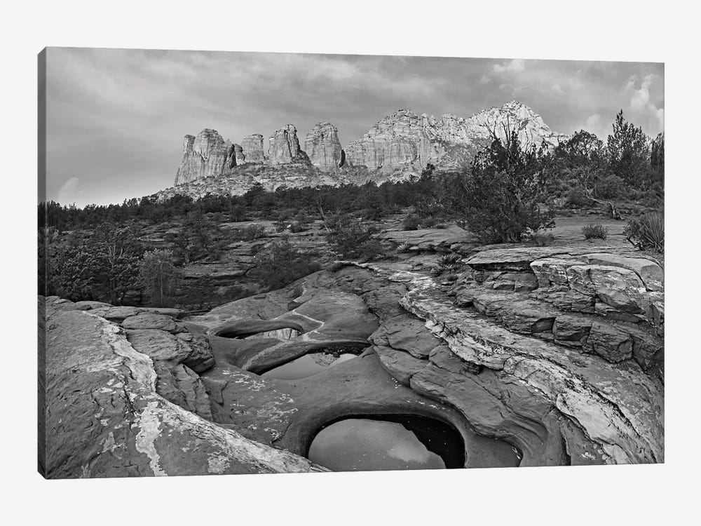 Seven Sacred Pools and Coffee Pot Rock, Red Rock-Secret Mountain Wilderness, Arizona by Tim Fitzharris 1-piece Canvas Print