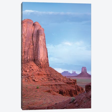 Buttes In Desert, Monument Valley Navajo Tribal Park, Utah Canvas Print #TFI1849} by Tim Fitzharris Canvas Print