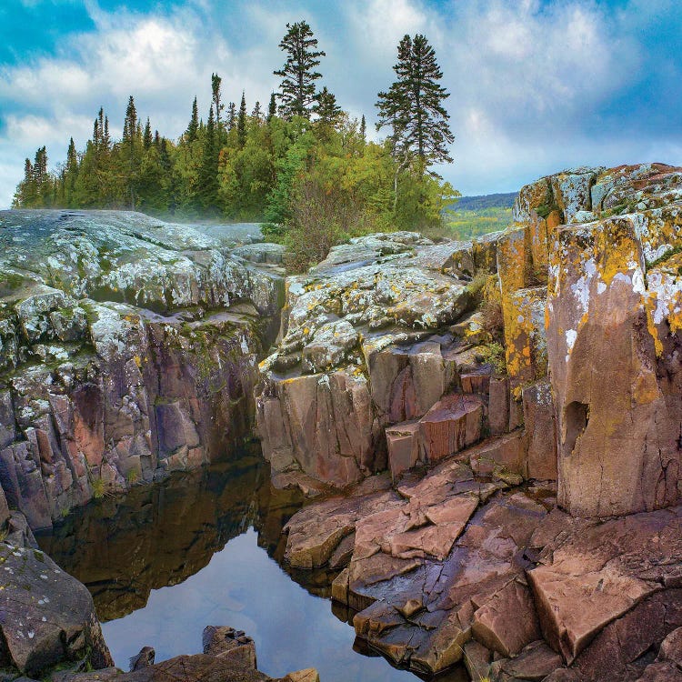 Lakeshore, Lake Superior, Artists Point, Grand Marais, Minnesota by Tim Fitzharris wall art