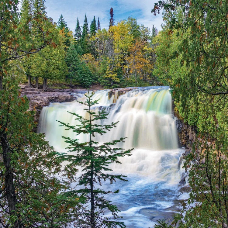 Middle Falls, Gooseberry Falls State Park, Minnesota by Tim Fitzharris wall art