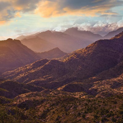 Mountains, Pusch Ridge Wilderness, Coronado National Forest, Arizona by Tim Fitzharris framed wall art