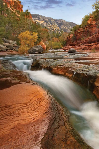 Sedona: Oak Creek, Slide Rock State Park, Sedona, Arizona by Tim Fitzharris