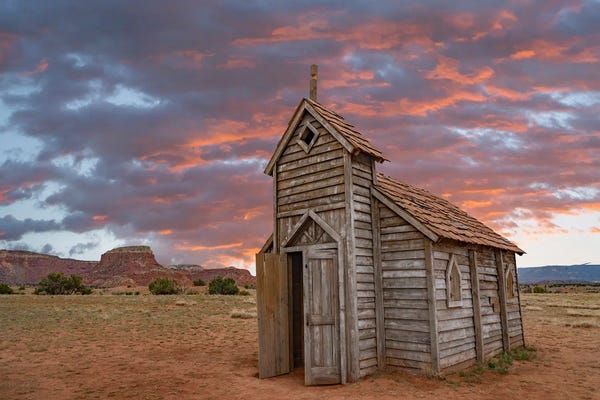 Dereliction: Church, Ghost Ranch, New Mexico by Tim Fitzharris