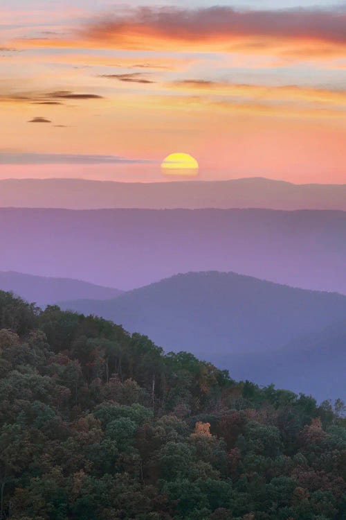 Blue Ridge Sunrise, Great Smoky Mountains National Park, Tennessee
