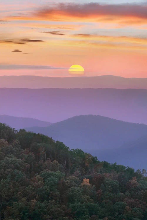 Blue Ridge Sunrise, Great Smoky Mountains National Park, Tennessee