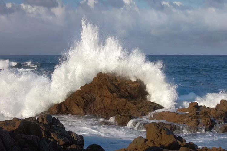 Crashing Waves At Garrapata State Beach, Big Sur, California