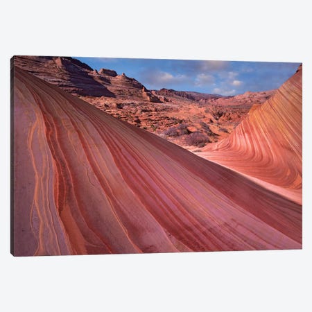 Detail Of The Wave, A Navajo Sandstone Formation In Paria Canyon-Vermilion Cliffs Wilderness, Arizona II Canvas Print #TFI305} by Tim Fitzharris Canvas Artwork