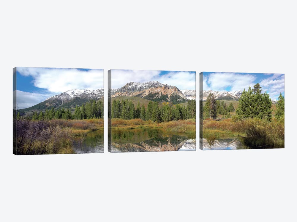 Easely Peak, Boulder Mountains, Idaho 3-piece Canvas Artwork