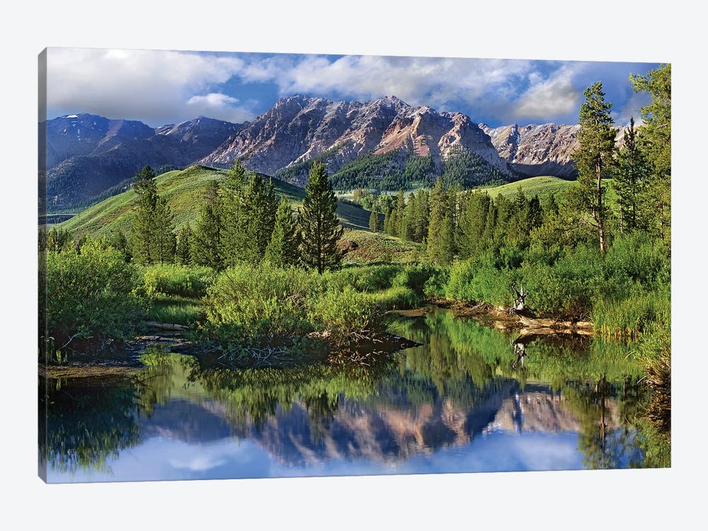 Easely Peak, Sawtooth National Recreation Area, Idaho by Tim Fitzharris 1-piece Canvas Print