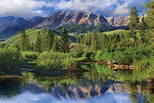 Tim Fitzharris: Easely Peak, Sawtooth National Recreation Area, Idaho by Tim Fitzharris