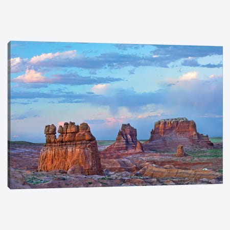 Eroded Buttes In Desert, Bryce Canyon National Park, Utah Canvas Print #TFI349} by Tim Fitzharris Canvas Print