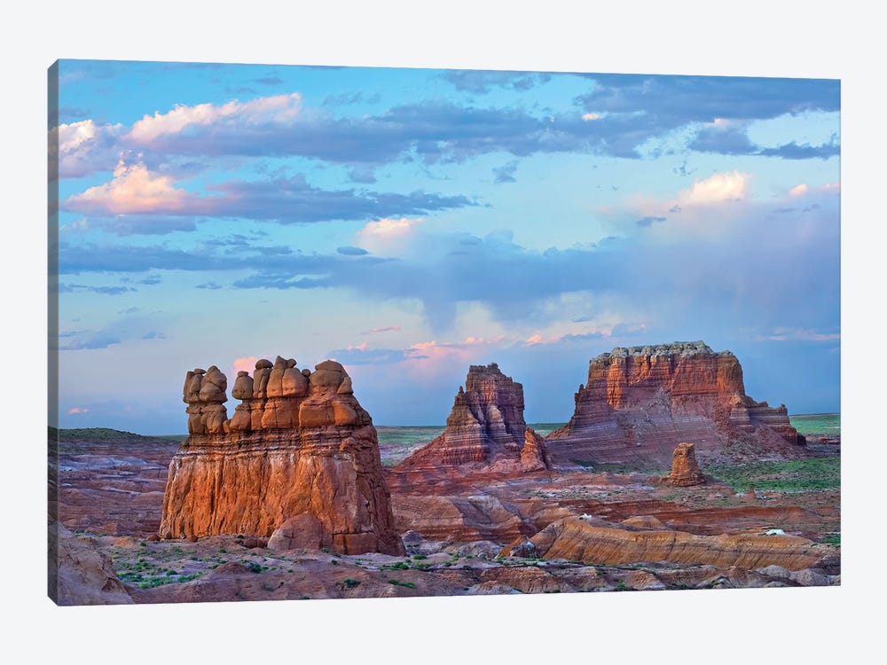 Eroded Buttes In Desert, Bryce Canyon National Park, Utah by Tim Fitzharris 1-piece Canvas Art Print