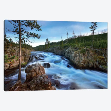 Firehole River, Yellowstone National Park, Wyoming Canvas Print #TFI366} by Tim Fitzharris Canvas Artwork