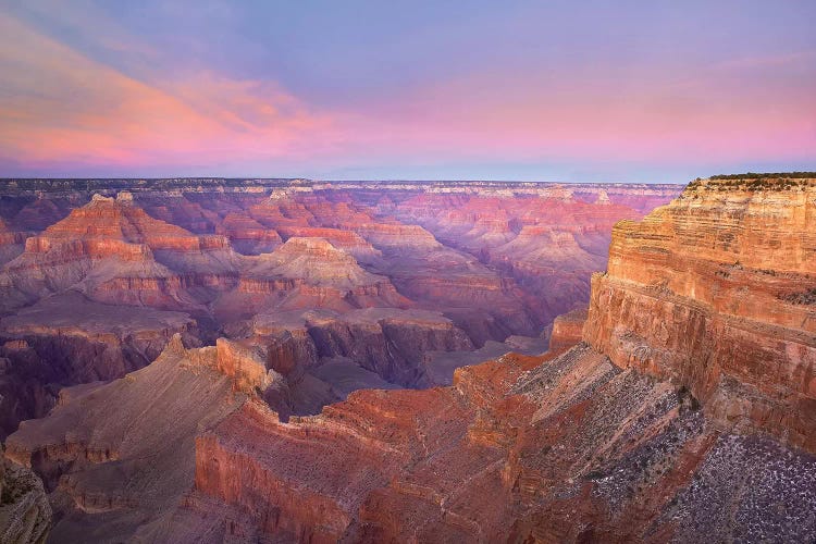 Grand Canyon As Seen From Mohave Point At Sunset, Grand Canyon National Park, Arizona by Tim Fitzharris wall art