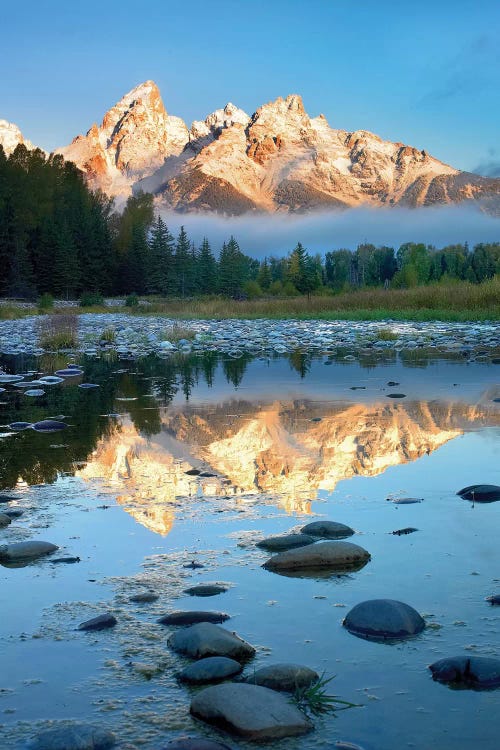 Grand Tetons Reflected In Lake, Grand Teton National Park, Wyoming II