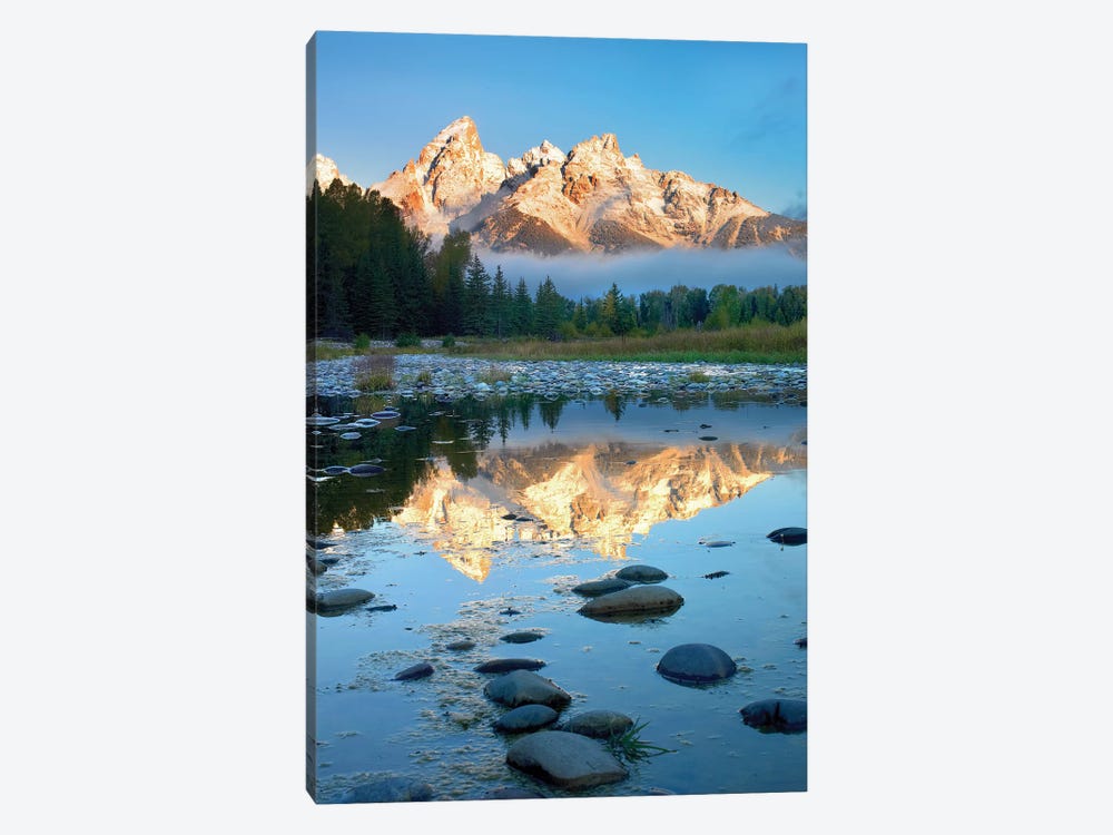 Grand Tetons Reflected In Lake, Grand Teton National Park, Wyoming II by Tim Fitzharris 1-piece Canvas Artwork
