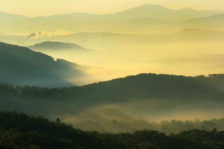 Appalachian Mountains From Doughton Park, Blue Ridge Parkway, North Carolina I