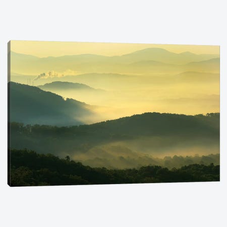 Appalachian Mountains From Doughton Park, Blue Ridge Parkway, North Carolina I Canvas Print #TFI43} by Tim Fitzharris Canvas Art